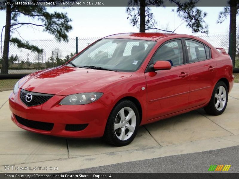 Velocity Red Mica / Black 2005 Mazda MAZDA3 i Sedan