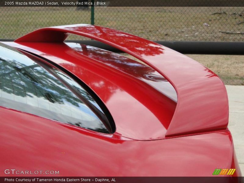 Velocity Red Mica / Black 2005 Mazda MAZDA3 i Sedan