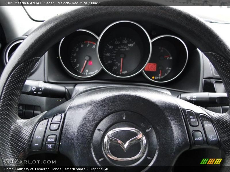 Velocity Red Mica / Black 2005 Mazda MAZDA3 i Sedan