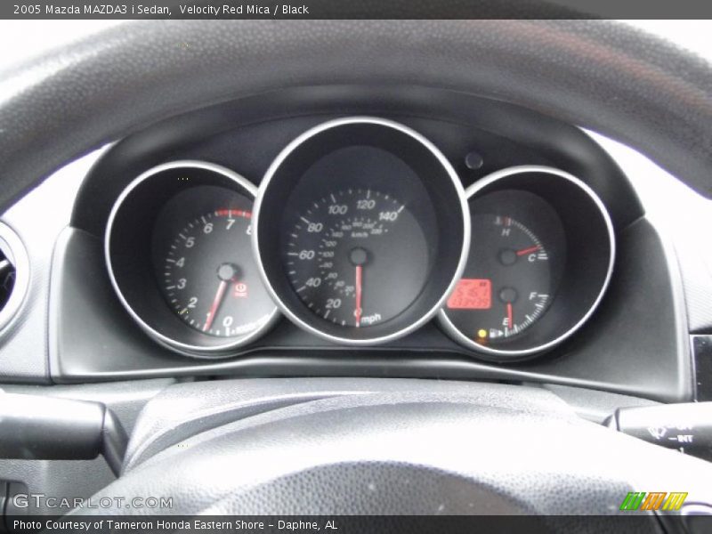 Velocity Red Mica / Black 2005 Mazda MAZDA3 i Sedan