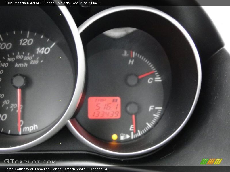 Velocity Red Mica / Black 2005 Mazda MAZDA3 i Sedan