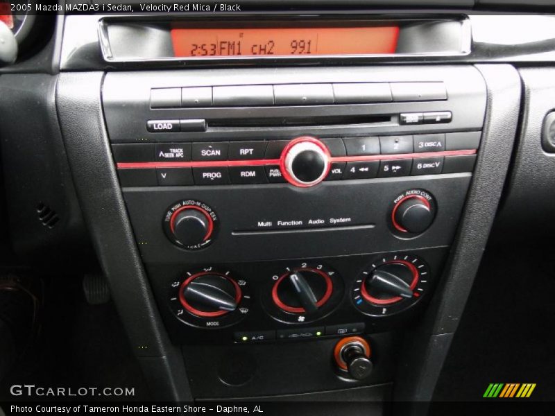 Velocity Red Mica / Black 2005 Mazda MAZDA3 i Sedan