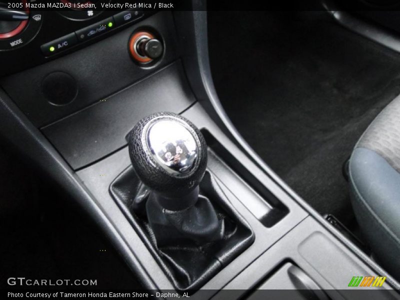 Velocity Red Mica / Black 2005 Mazda MAZDA3 i Sedan