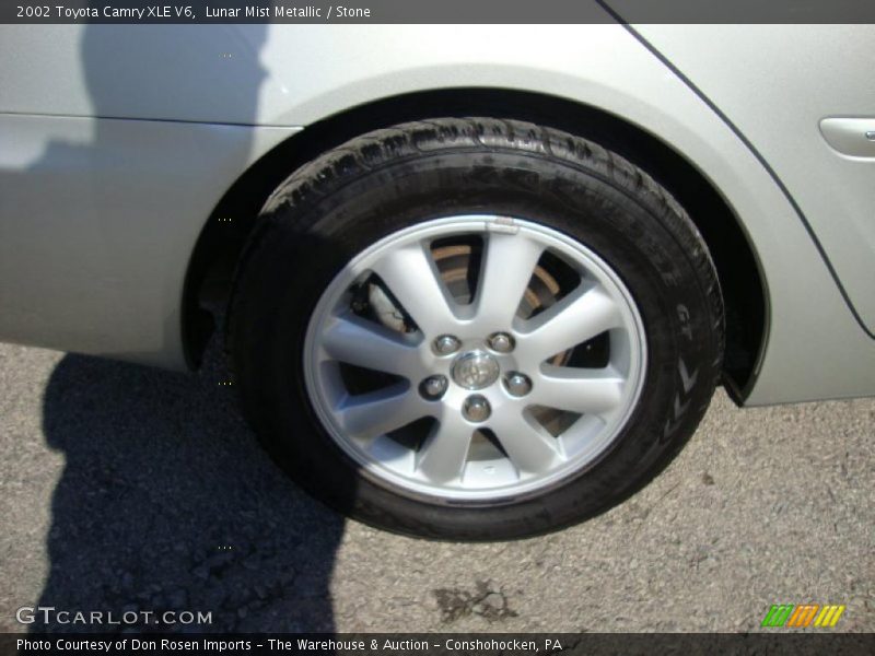 Lunar Mist Metallic / Stone 2002 Toyota Camry XLE V6