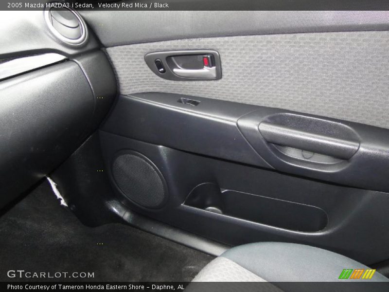 Velocity Red Mica / Black 2005 Mazda MAZDA3 i Sedan