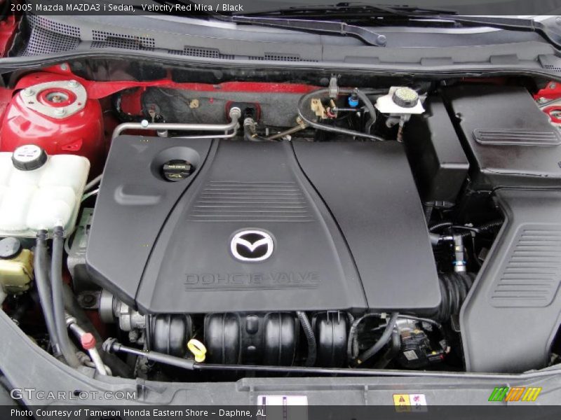 Velocity Red Mica / Black 2005 Mazda MAZDA3 i Sedan