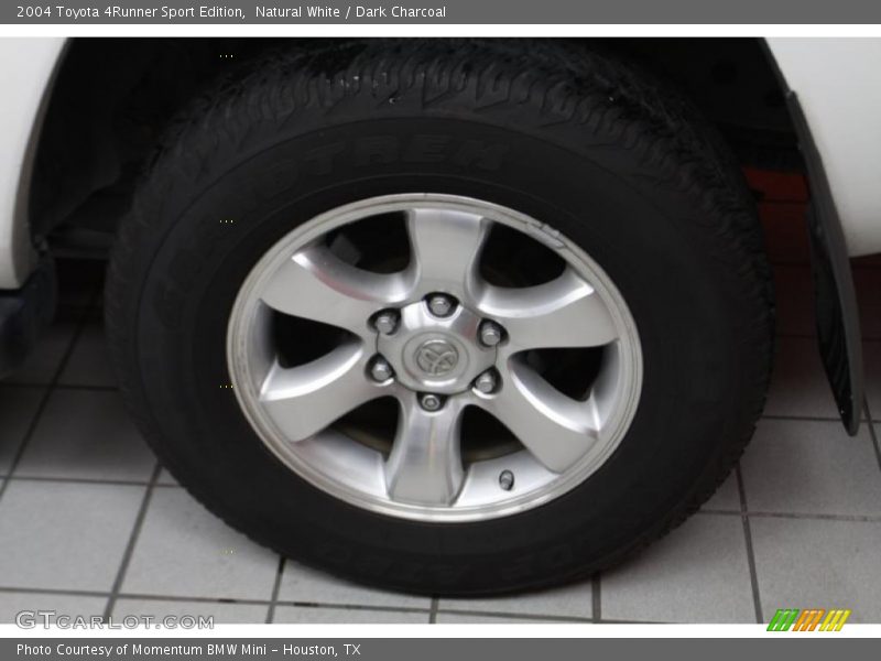 Natural White / Dark Charcoal 2004 Toyota 4Runner Sport Edition