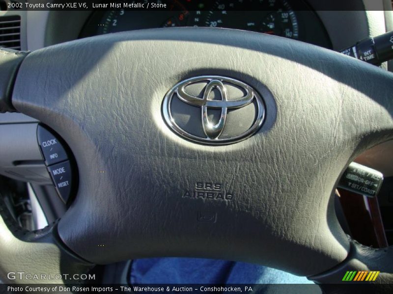 Lunar Mist Metallic / Stone 2002 Toyota Camry XLE V6