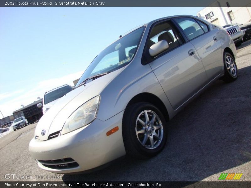 Silver Strata Metallic / Gray 2002 Toyota Prius Hybrid