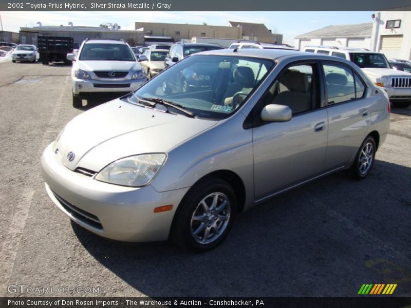 Silver Strata Metallic / Gray 2002 Toyota Prius Hybrid