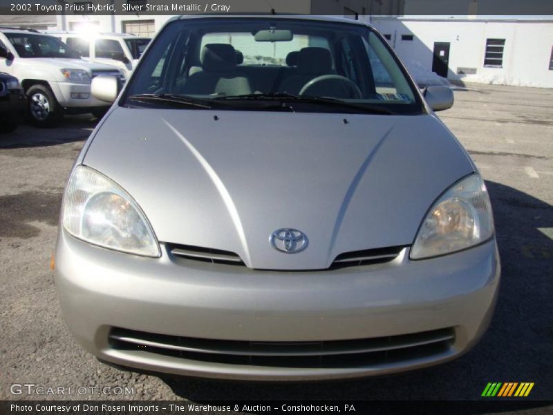Silver Strata Metallic / Gray 2002 Toyota Prius Hybrid