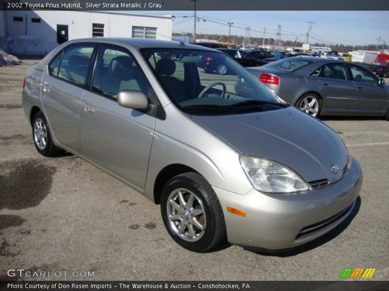 Silver Strata Metallic / Gray 2002 Toyota Prius Hybrid