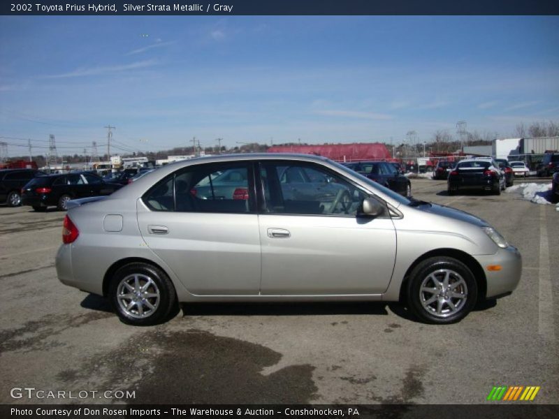 Silver Strata Metallic / Gray 2002 Toyota Prius Hybrid