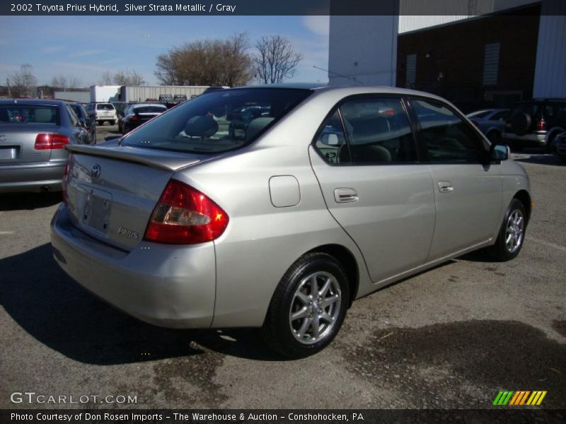 Silver Strata Metallic / Gray 2002 Toyota Prius Hybrid