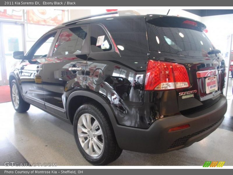 Ebony Black / Black 2011 Kia Sorento EX