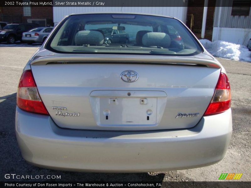 Silver Strata Metallic / Gray 2002 Toyota Prius Hybrid