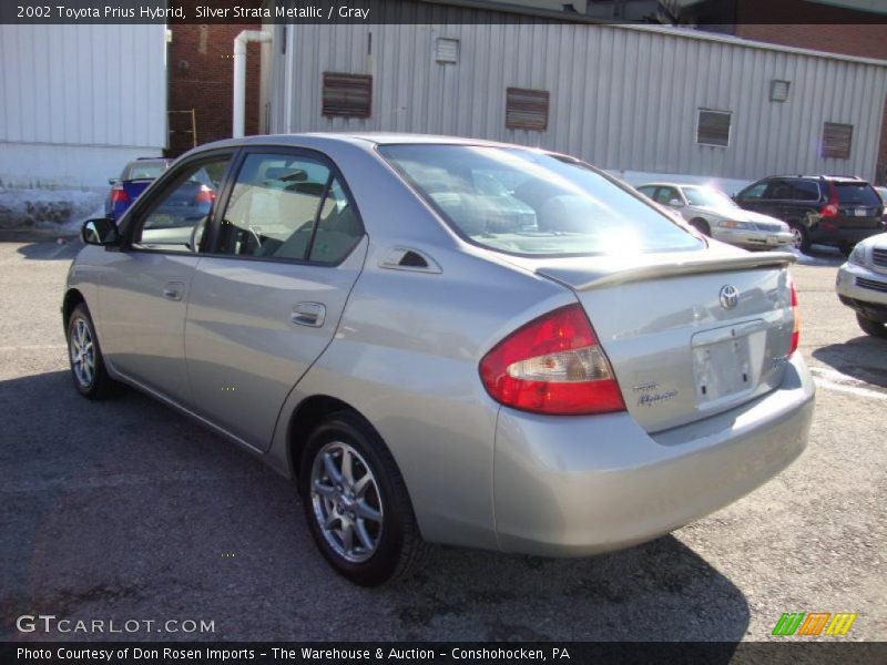 Silver Strata Metallic / Gray 2002 Toyota Prius Hybrid