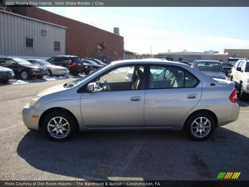 Silver Strata Metallic / Gray 2002 Toyota Prius Hybrid