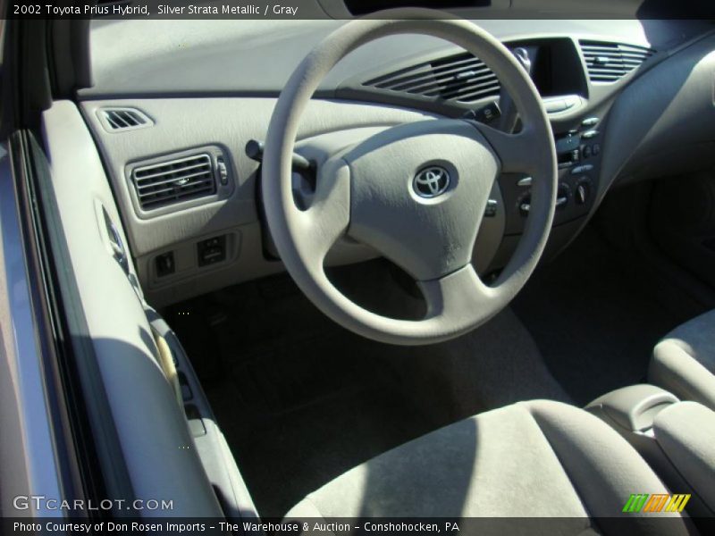 Silver Strata Metallic / Gray 2002 Toyota Prius Hybrid