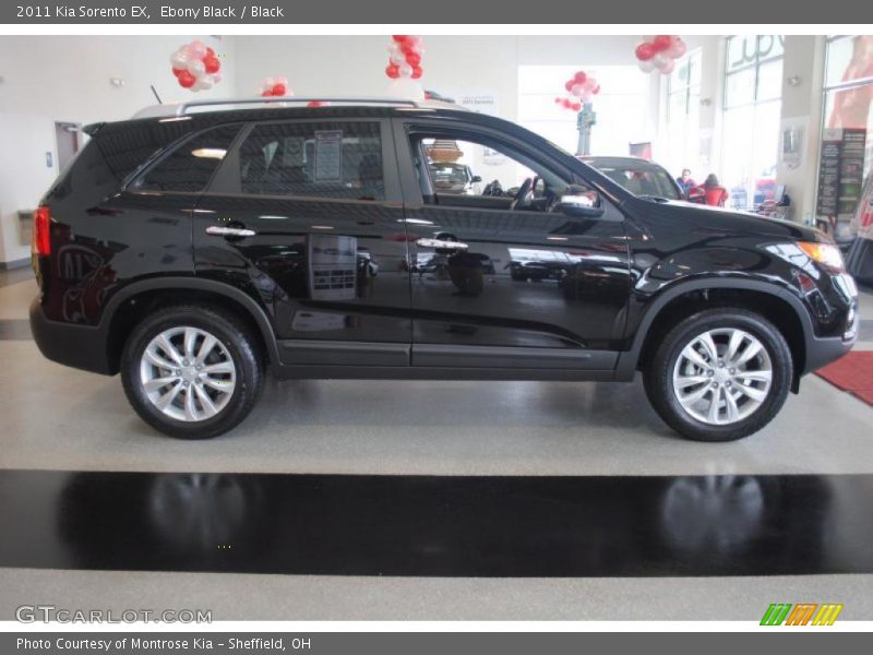 Ebony Black / Black 2011 Kia Sorento EX