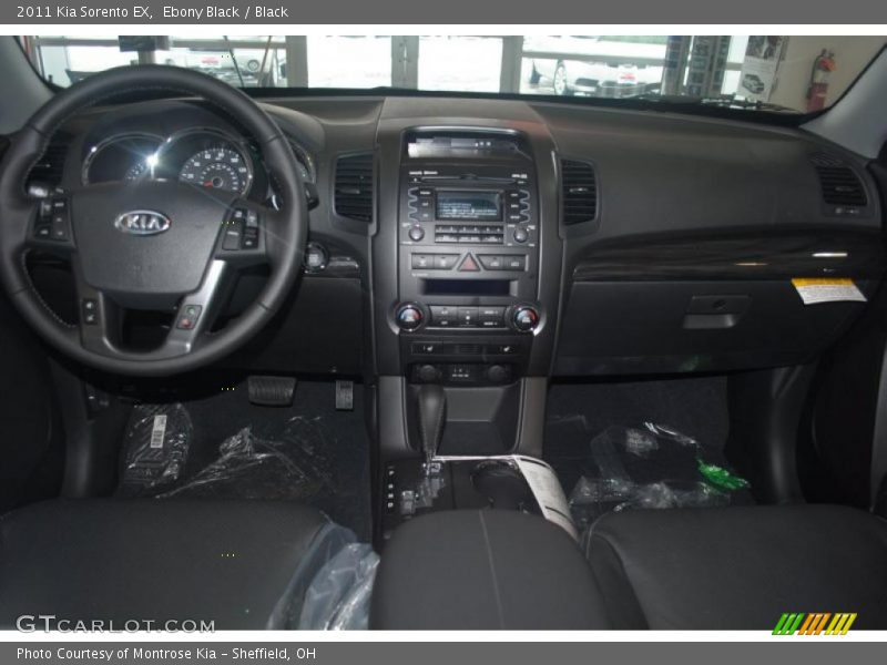 Ebony Black / Black 2011 Kia Sorento EX