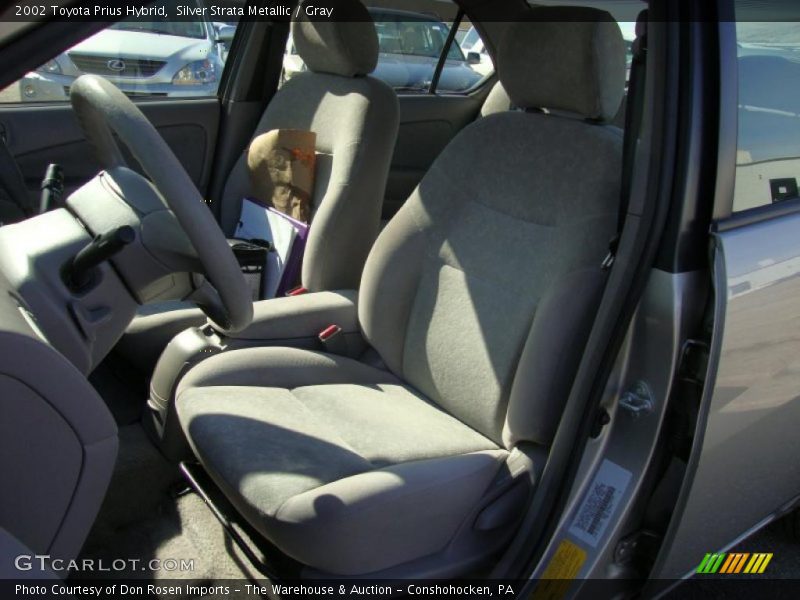 Silver Strata Metallic / Gray 2002 Toyota Prius Hybrid