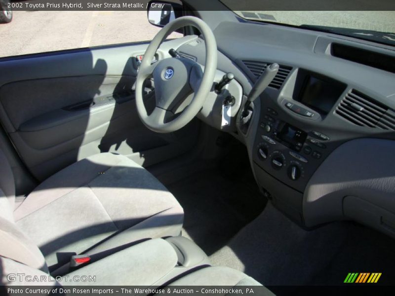 Silver Strata Metallic / Gray 2002 Toyota Prius Hybrid