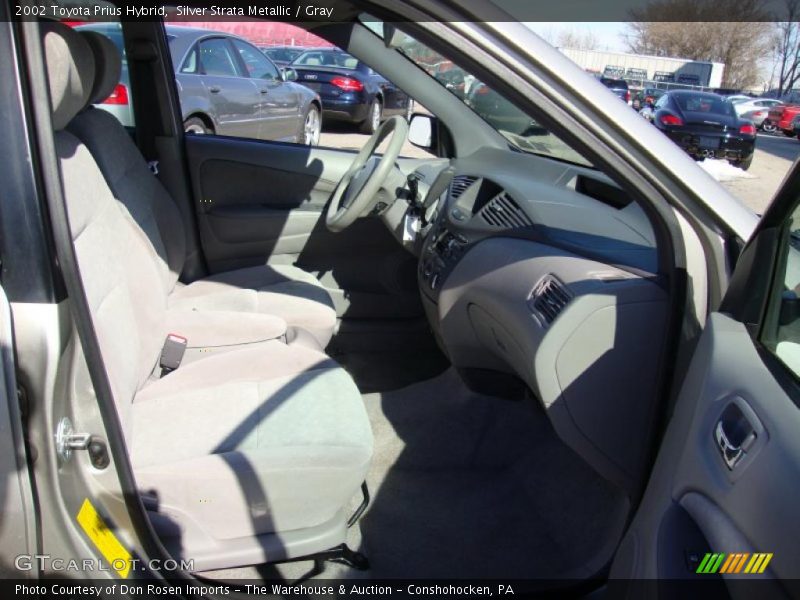 Silver Strata Metallic / Gray 2002 Toyota Prius Hybrid