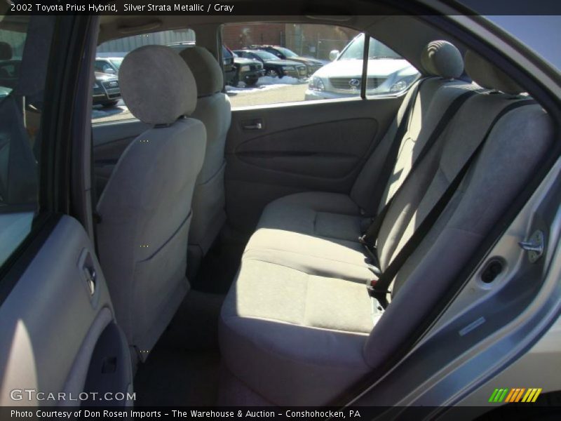 Silver Strata Metallic / Gray 2002 Toyota Prius Hybrid