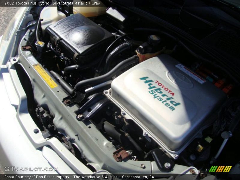 Silver Strata Metallic / Gray 2002 Toyota Prius Hybrid