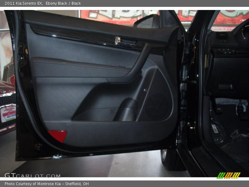 Ebony Black / Black 2011 Kia Sorento EX