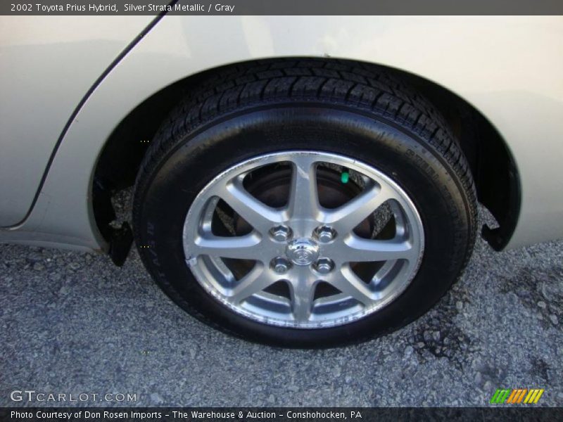 Silver Strata Metallic / Gray 2002 Toyota Prius Hybrid