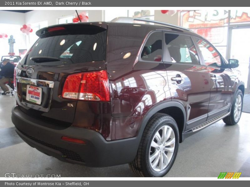 Dark Cherry / Black 2011 Kia Sorento EX AWD