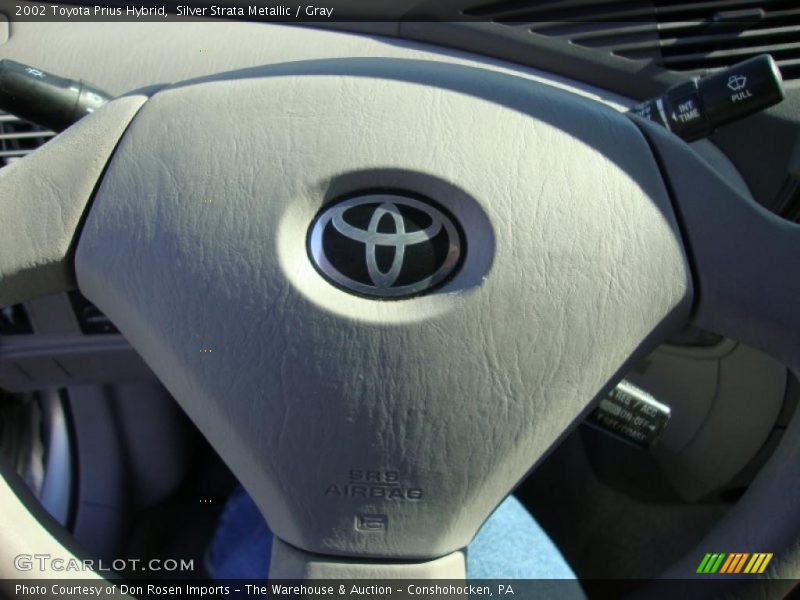Silver Strata Metallic / Gray 2002 Toyota Prius Hybrid