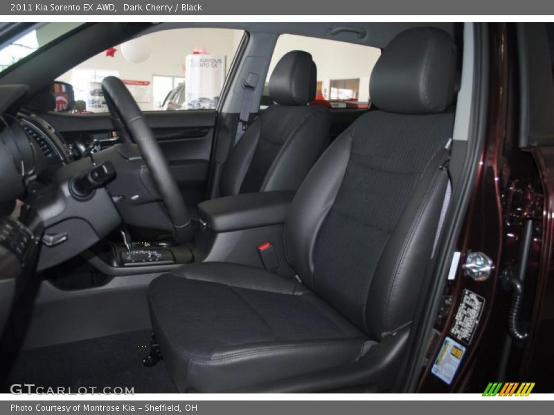 Dark Cherry / Black 2011 Kia Sorento EX AWD