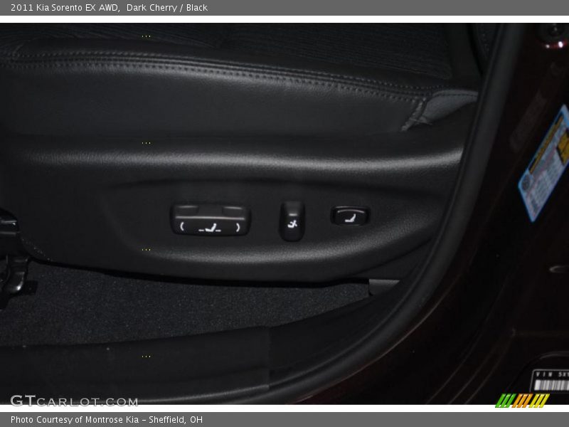 Dark Cherry / Black 2011 Kia Sorento EX AWD