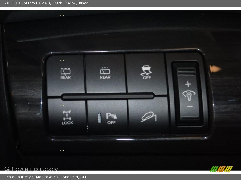 Dark Cherry / Black 2011 Kia Sorento EX AWD