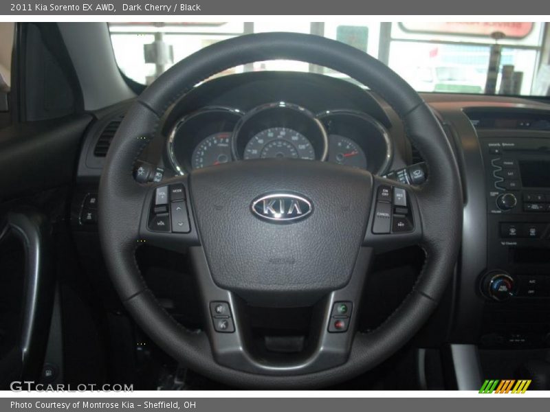 Dark Cherry / Black 2011 Kia Sorento EX AWD