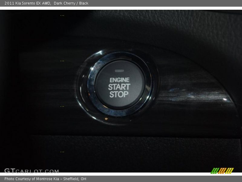Dark Cherry / Black 2011 Kia Sorento EX AWD
