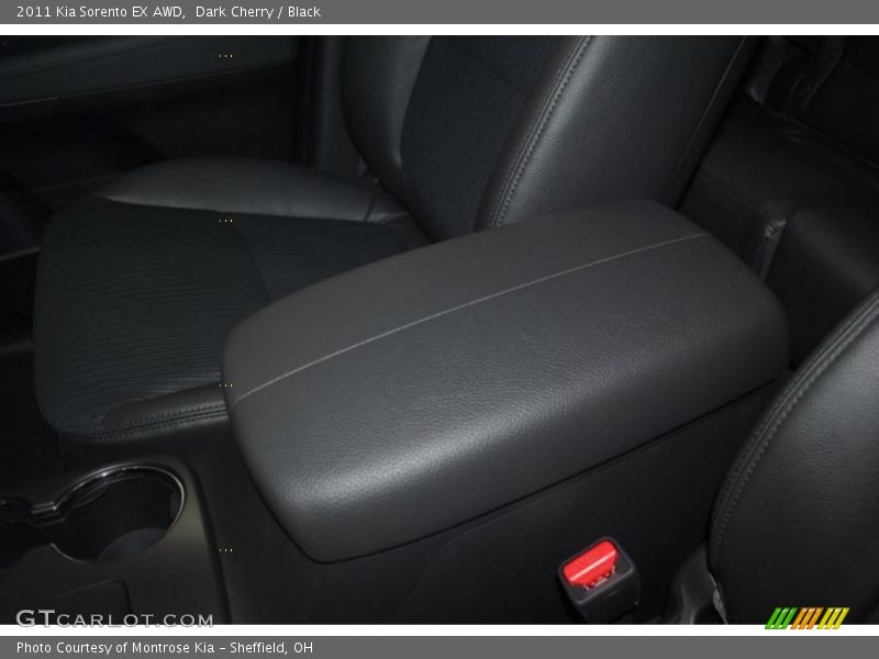 Dark Cherry / Black 2011 Kia Sorento EX AWD