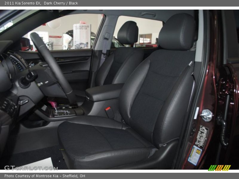 Dark Cherry / Black 2011 Kia Sorento EX