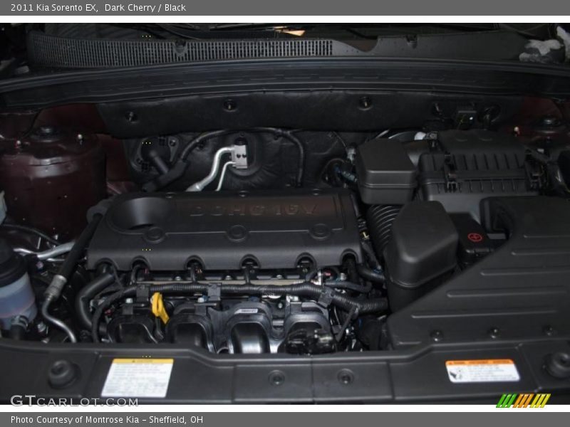 Dark Cherry / Black 2011 Kia Sorento EX