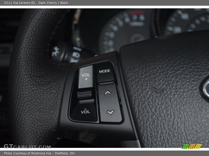 Dark Cherry / Black 2011 Kia Sorento EX