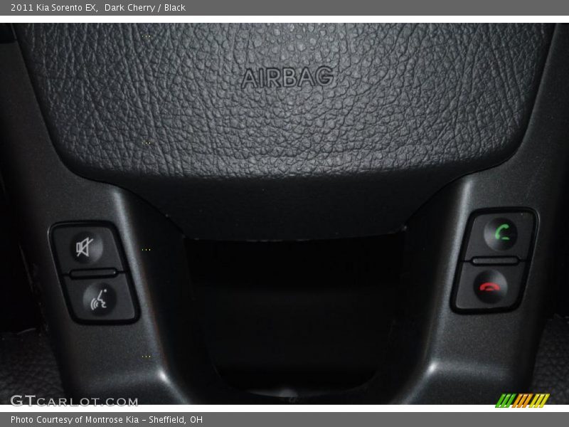Dark Cherry / Black 2011 Kia Sorento EX