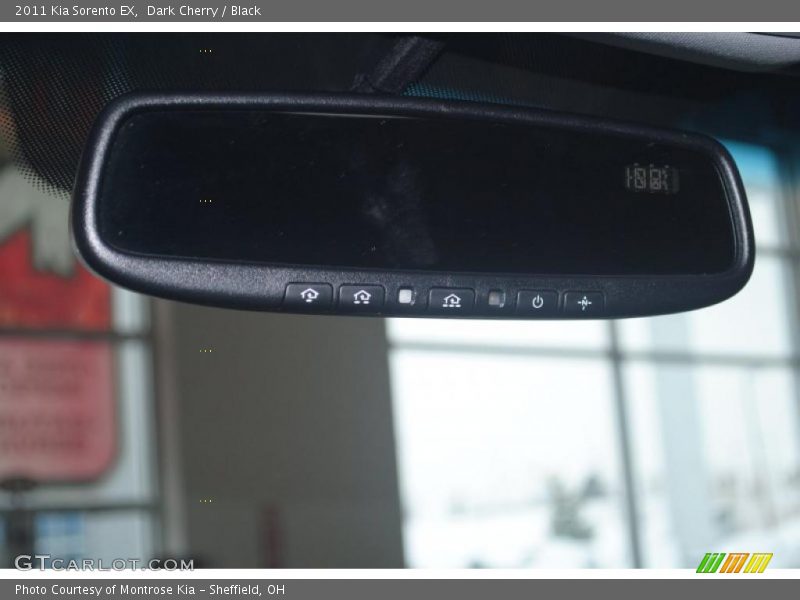 Dark Cherry / Black 2011 Kia Sorento EX