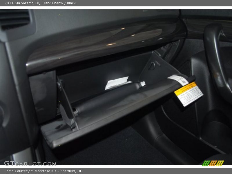 Dark Cherry / Black 2011 Kia Sorento EX