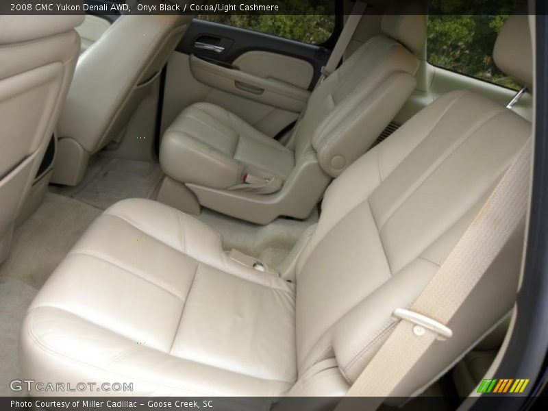 Onyx Black / Cocoa/Light Cashmere 2008 GMC Yukon Denali AWD