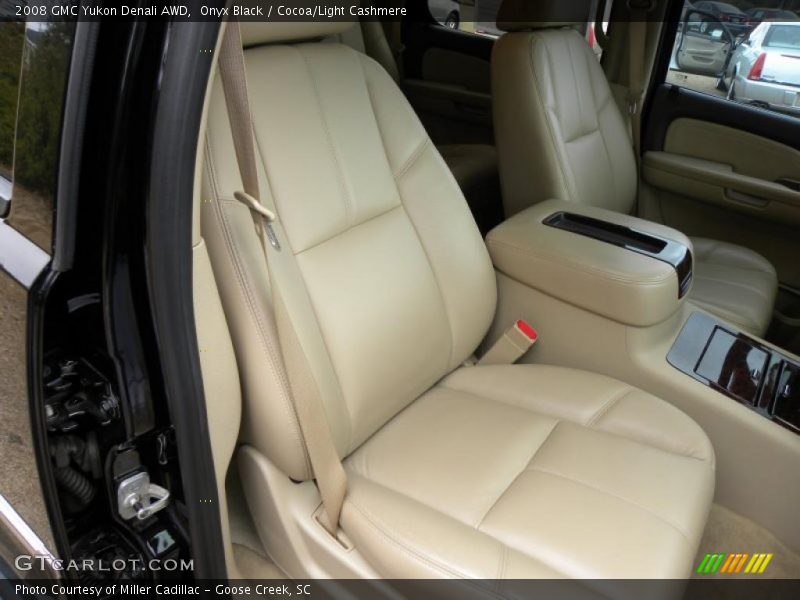 Onyx Black / Cocoa/Light Cashmere 2008 GMC Yukon Denali AWD