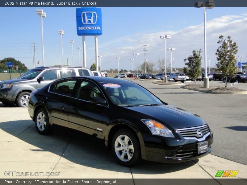 Super Black / Charcoal 2009 Nissan Altima Hybrid