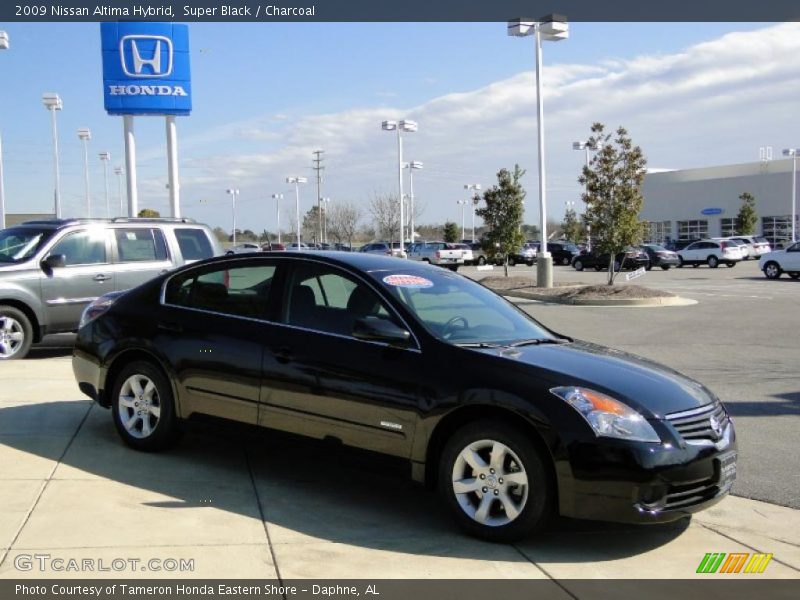 Super Black / Charcoal 2009 Nissan Altima Hybrid